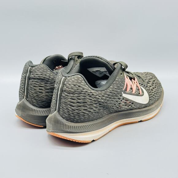 Nike Shoes Womens 7 Green Air Zoom Winflo 5 Running Mesh Athletic Sneaker - Picture 8 of 11